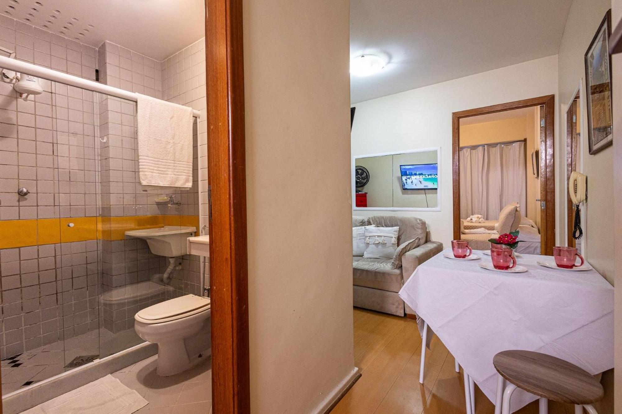 Apartamento Copacabana 200M Da Praia - Wifi Gratis - Cp5 Rio de Janeiro Exteriör bild